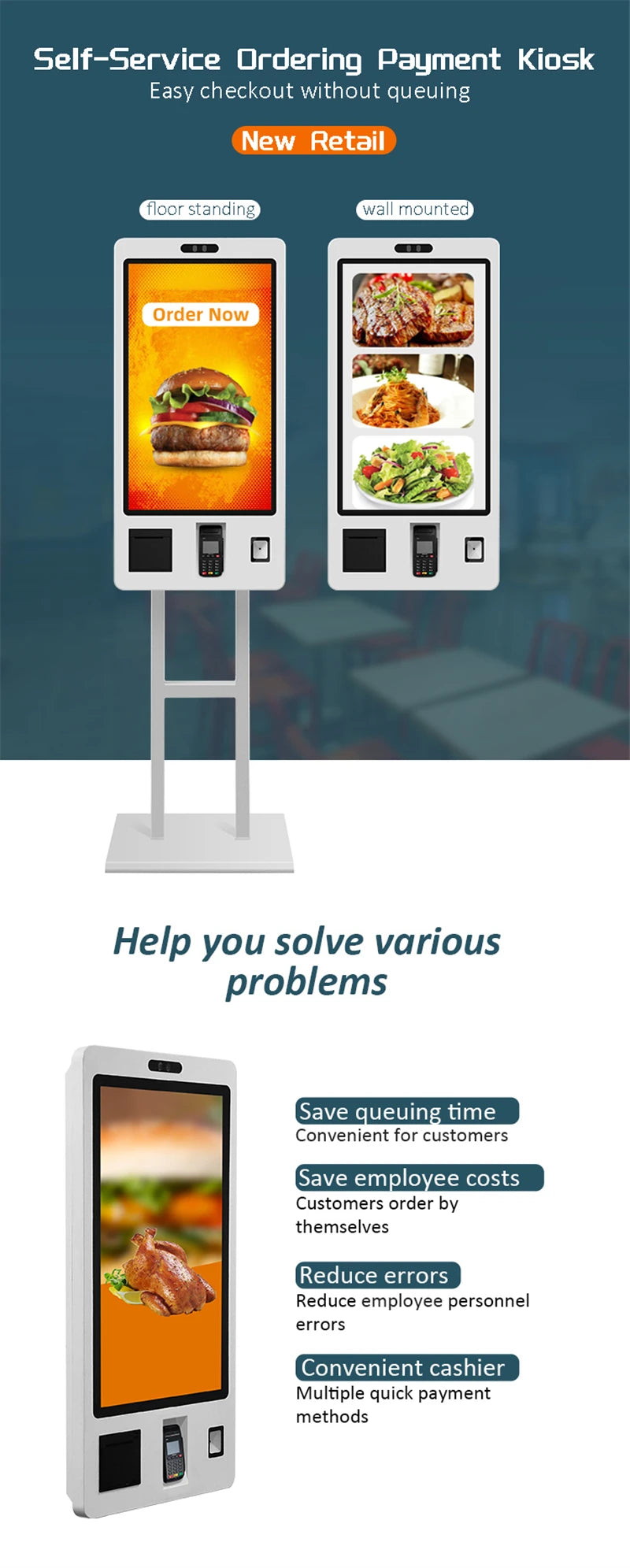 Wall-Mounted Self-Service Ordering Kiosk — Design & functions reference 7