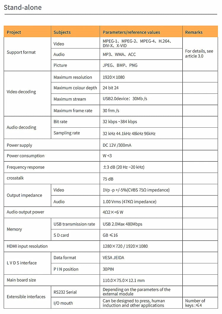Open-Frame Landscape Digital Signage Stand — Technical reference drawings reference 8
