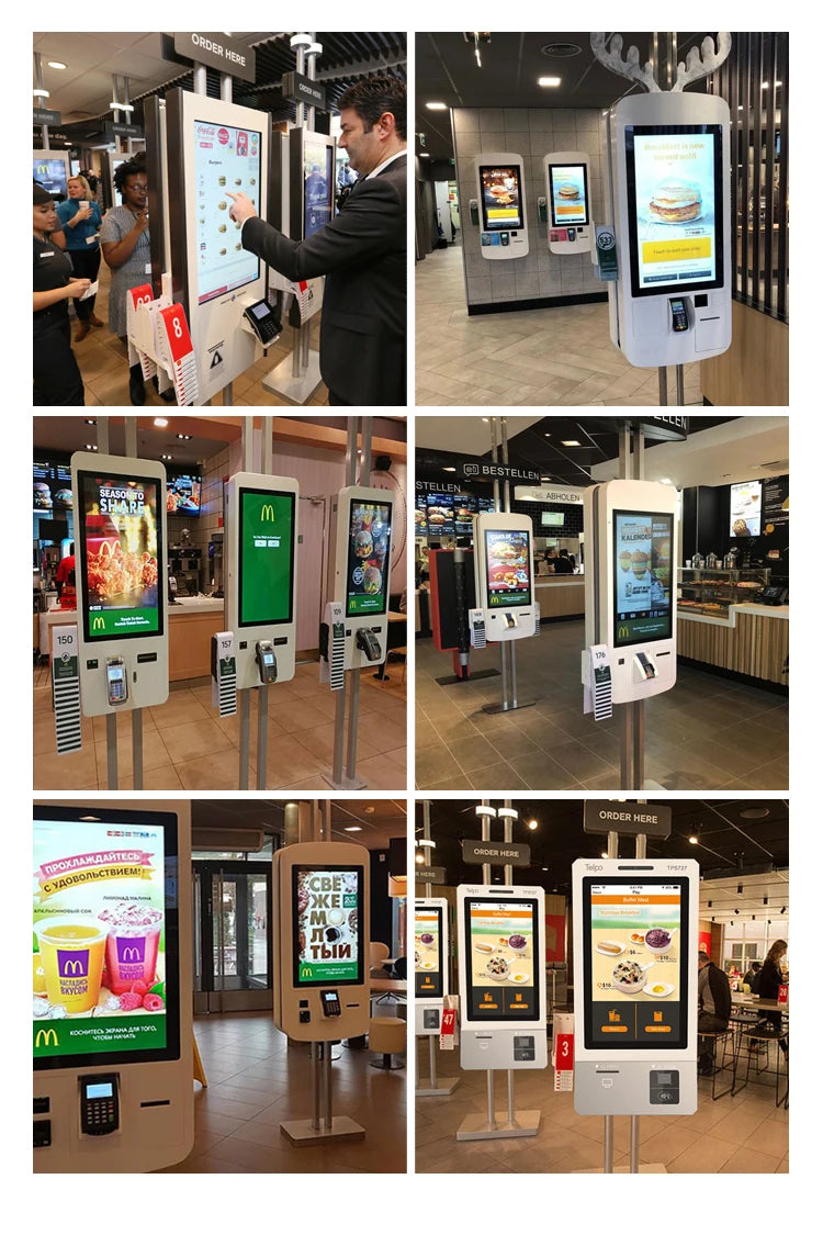 Wall-Mounted Self-Service Ordering Kiosk — Application & installation references reference 11
