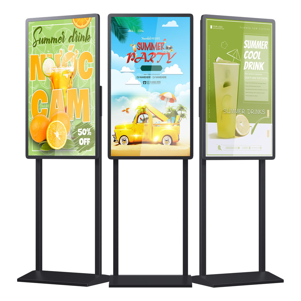 Gemdragon open-frame portrait digital signage stand — supplier product view 1