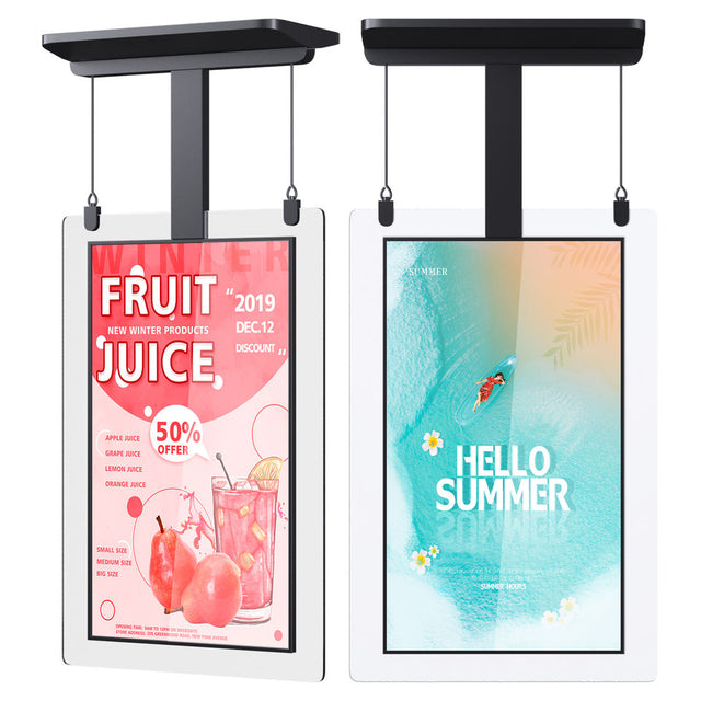 Double-Sided Cable-Hung Portrait Digital Signage | GD-K9