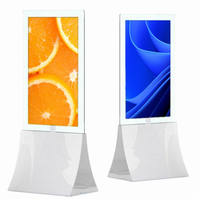 Double-Sided Digital Signage with Wedge Base