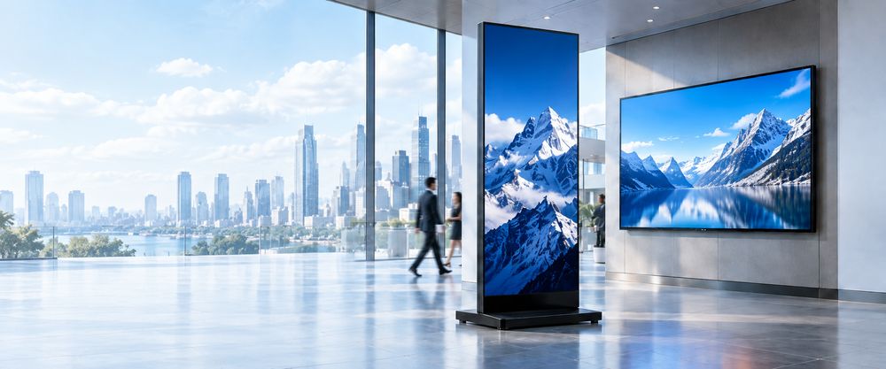 Commercial display application illustration