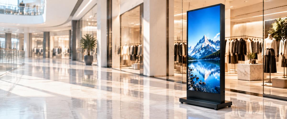 Retail display application illustration