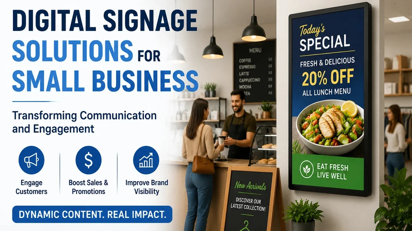 Digital Signage Solutions for Small Business: Transforming Communication and Engagement