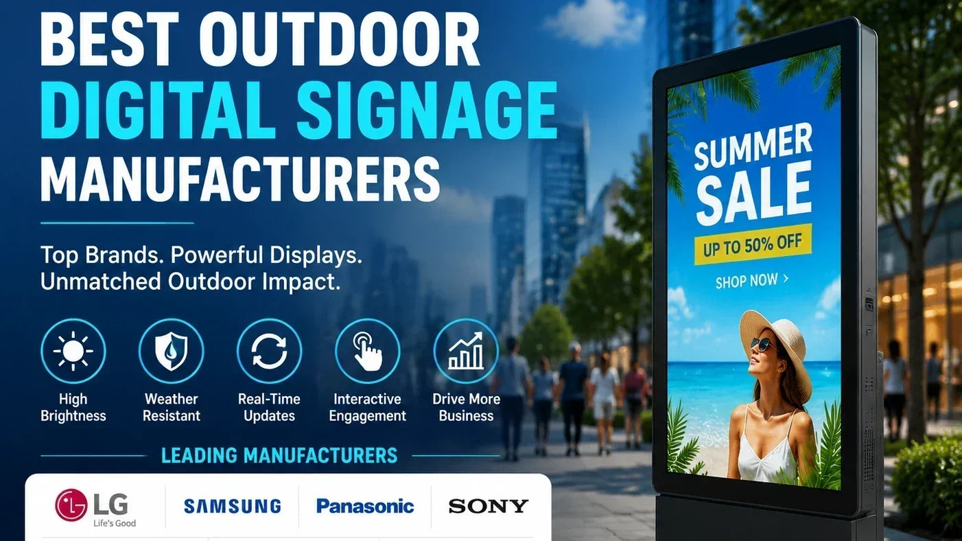 Best Outdoor Digital Signage Manufacturers