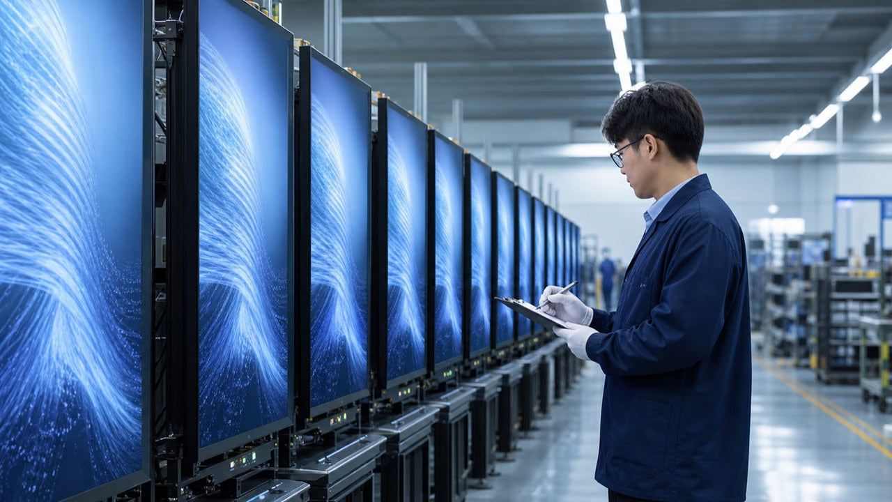 Digital Signage Quality Inspection and Burn-In Testing Checklist cover image