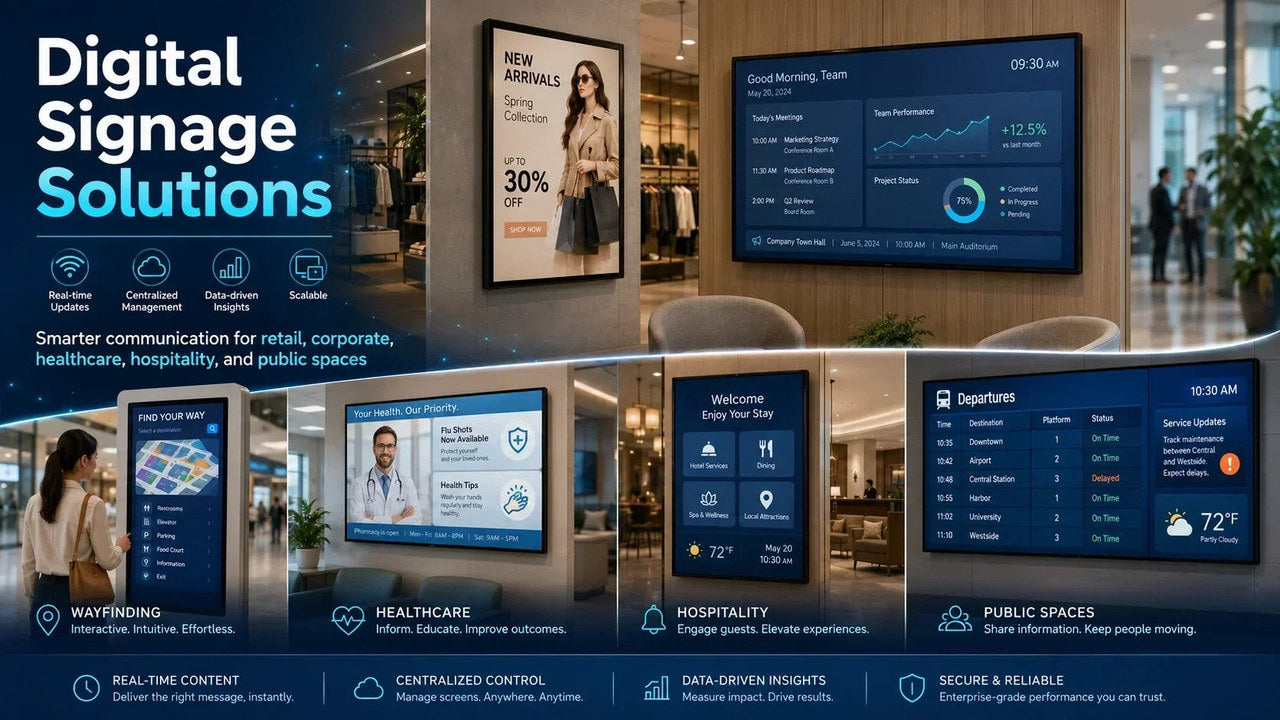 What Are Digital Signage Solutions? cover image