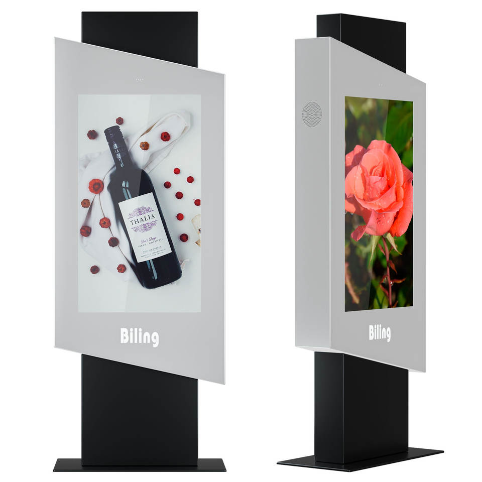 Gemdragon hooded pedestal outdoor digital signage kiosk — supplier product view 5
