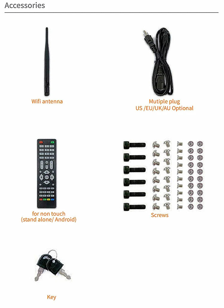Open-Frame Portrait Digital Signage Stand — Design & functions reference 10