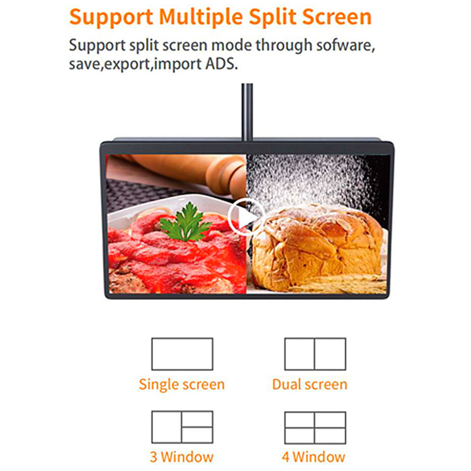 Gemdragon single-pole suspended landscape digital signage — supplier product view 3