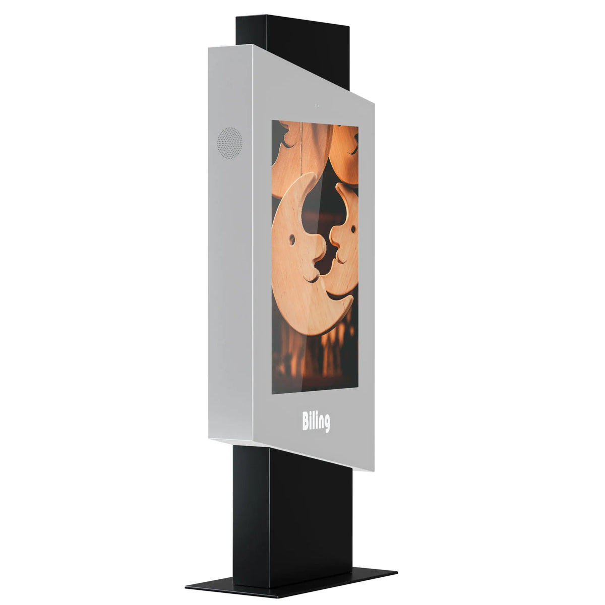 Hooded Pedestal Outdoor Digital Signage Kiosk — Enclosure & product views reference 4