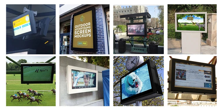 Cabinet-Style Outdoor Wall-Mounted Digital Signage — Application & installation references reference 10