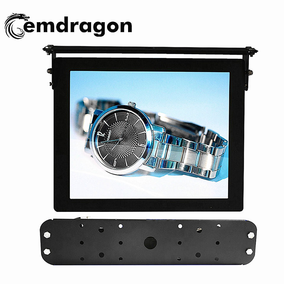 Gemdragon bracket-mounted vehicle-seat advertising display — supplier product view 1