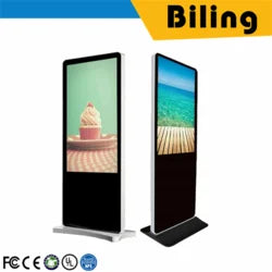 Cabinet-Style Freestanding LCD Advertising Display — Other catalog illustrations reference 8