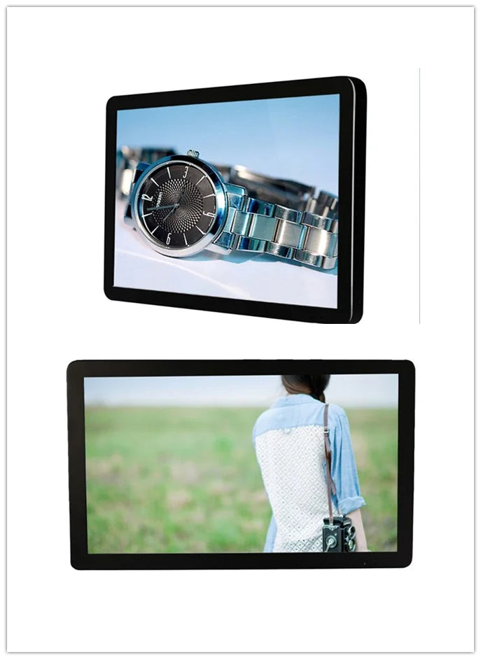 Bracket-Mounted Vehicle-Seat Advertising Display — Enclosure & product views reference 4
