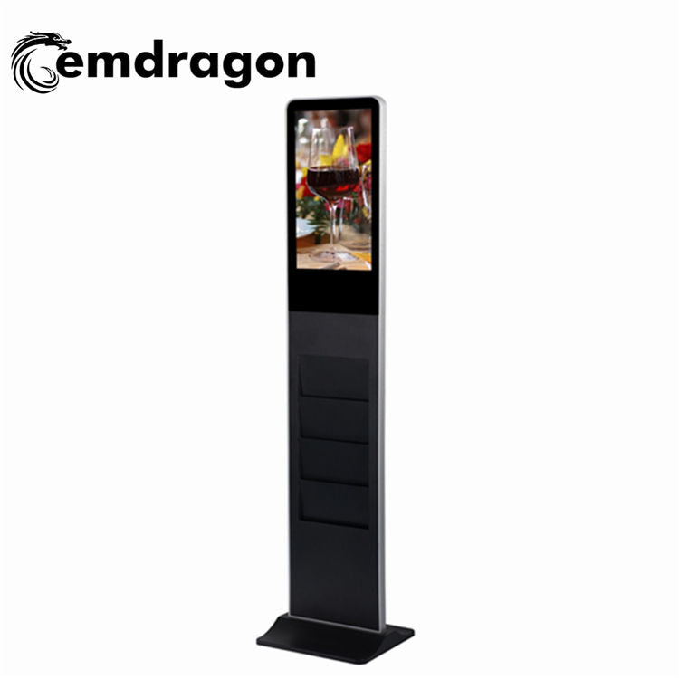 Gemdragon dual-screen tower display kiosk — supplier product view 2