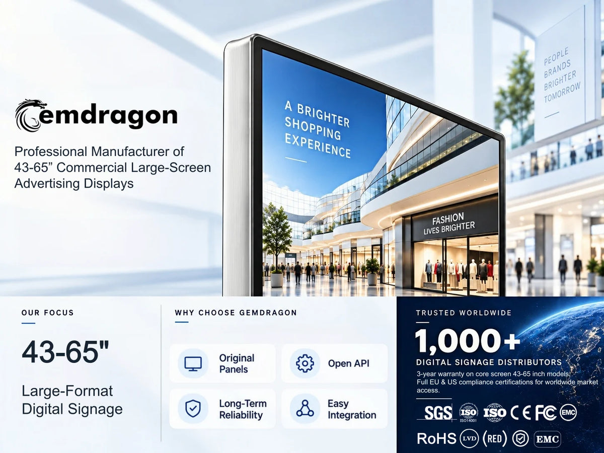 Wall-Mounted Self-Service Ordering Kiosk — Company & manufacturing materials reference 1