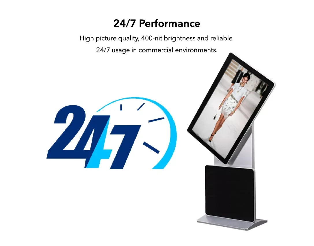 Rotating-Screen Pedestal Digital Signage — Design & functions reference 7