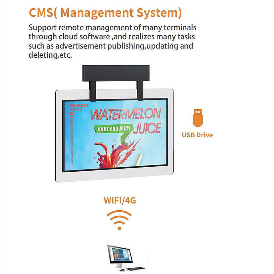 Gemdragon double-sided frame-hung landscape digital signage — supplier product view 6