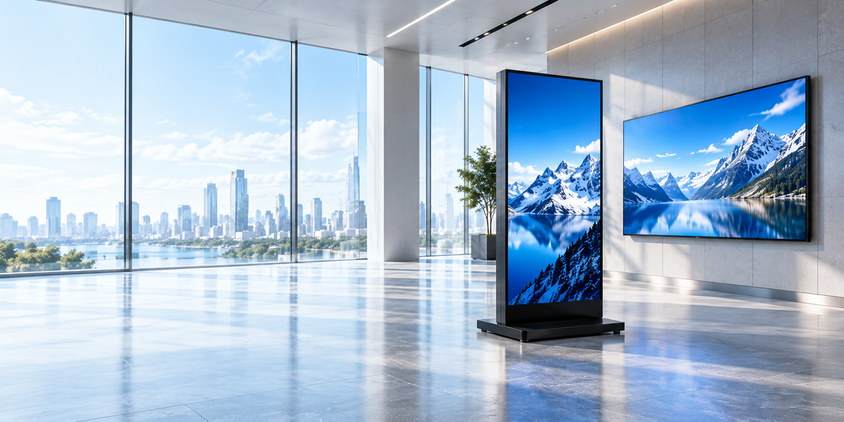 Commercial display application illustration