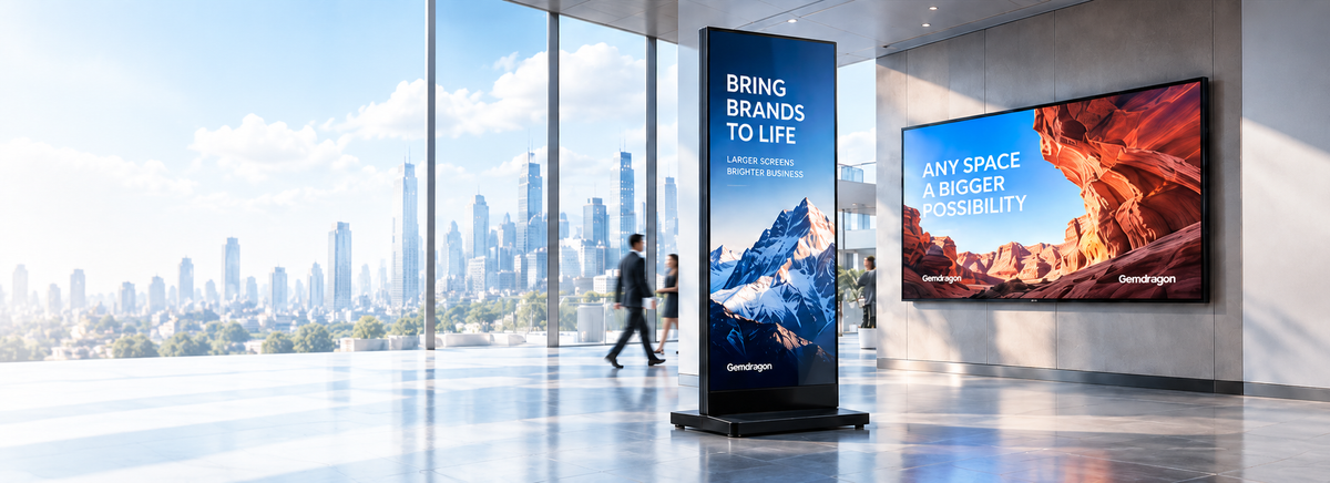 Commercial display application illustration